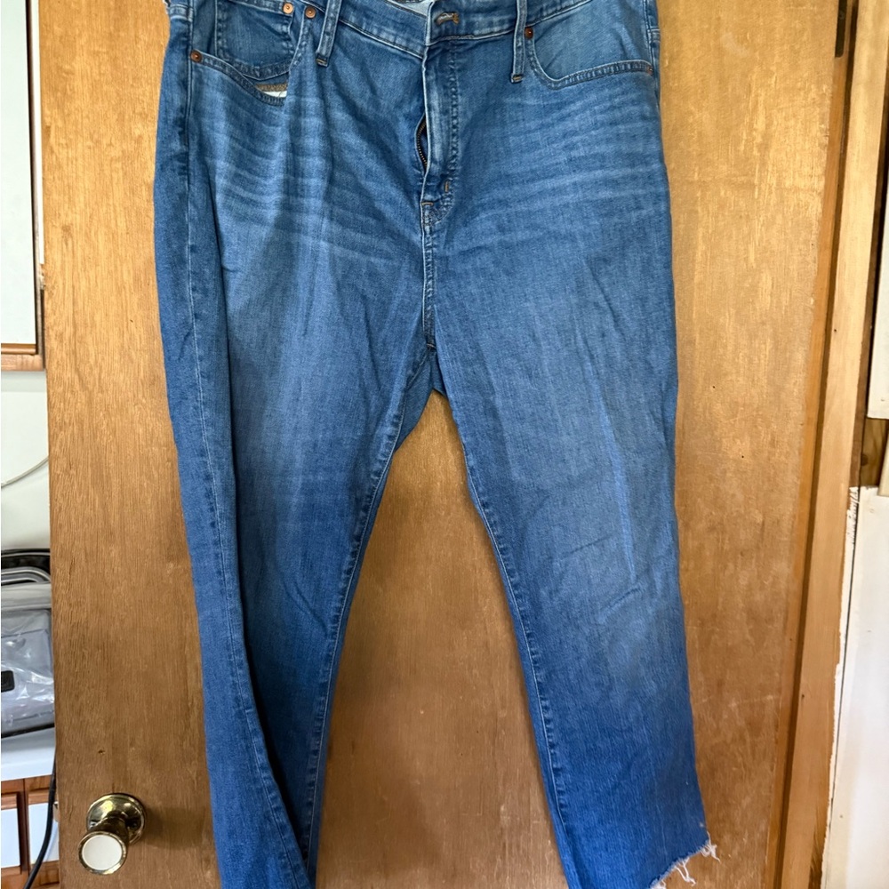 Madewell Women's Blue Straight Jeans